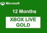 12 Months | Xbox Live Gold Subscription for Global