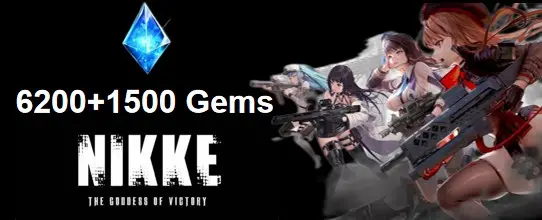 6200 + 1500 Gems for GLOBAL