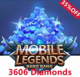 Mobile Legends 3606 Diamonds Top Up for Global