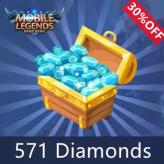 Mobile Legends 571 Diamonds Top Up for Global