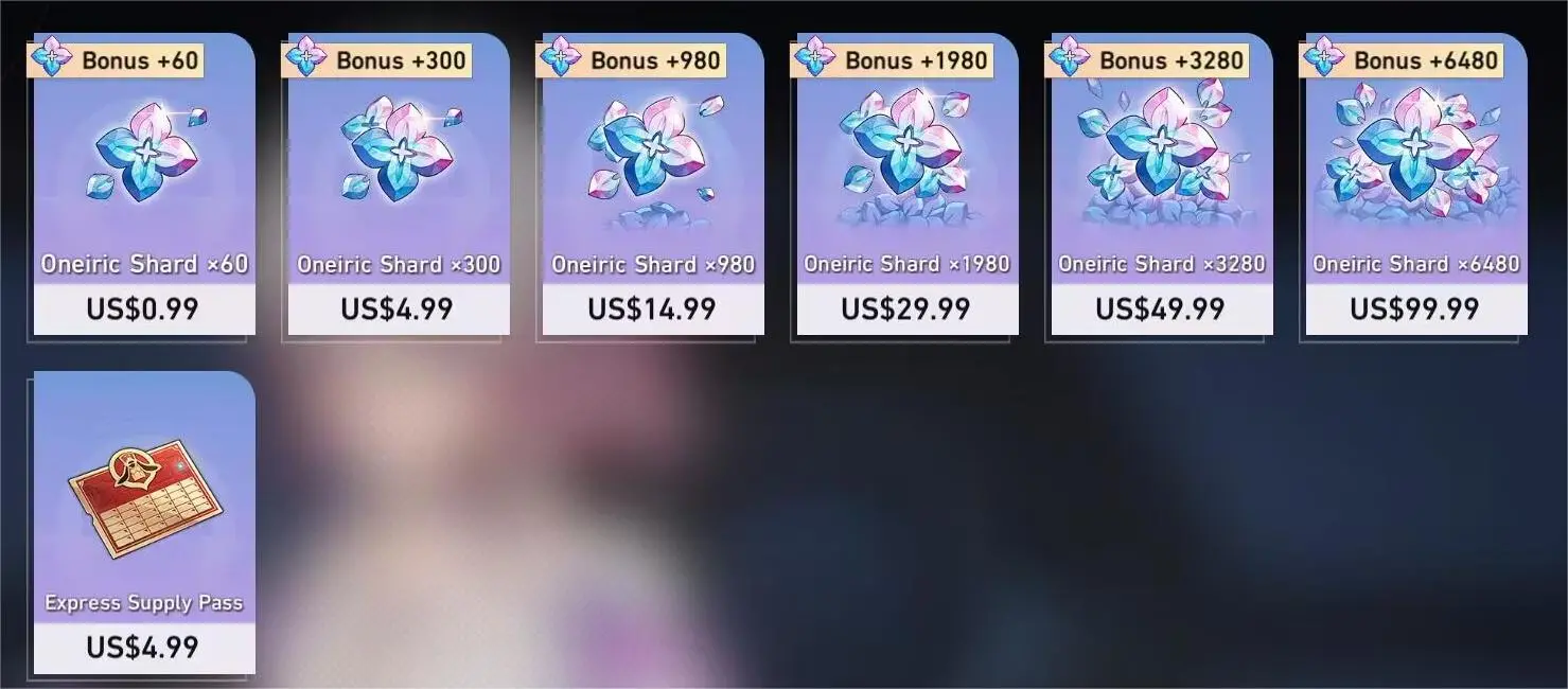 Honkai Star Rail  $29.99 Package TOP UP Service for EU