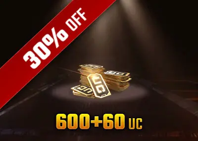 600+60 UC  for Global（top up via ID）