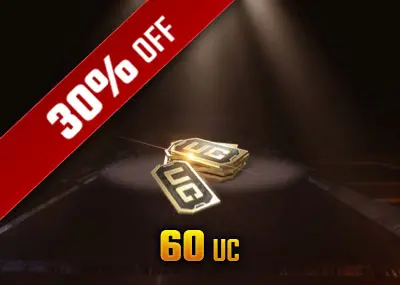 60 UC  for Global（top up via ID）