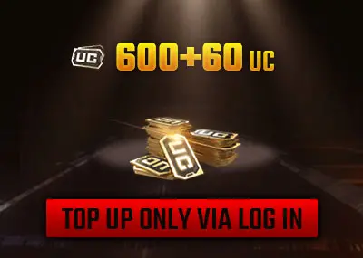 600UC+60UC for Global（top up via log in）