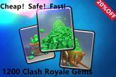 Clash royale 1200 Gems for Supercell ID