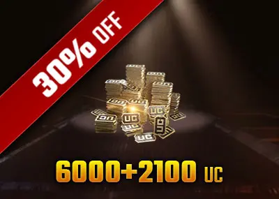 6000+2100 UC  for IOS