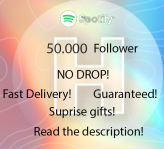 50000 Spotify Followers - Guaranteed Service (spotify followers service)