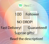 100 Spotify Followers - Guaranteed Service (spotify followers service)