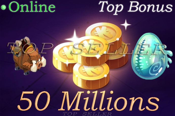 Dofus Abyssal + Sakocher lvl 100 + 50.000.000 Kamas + Kamas Bonus – Livraison instantanée
