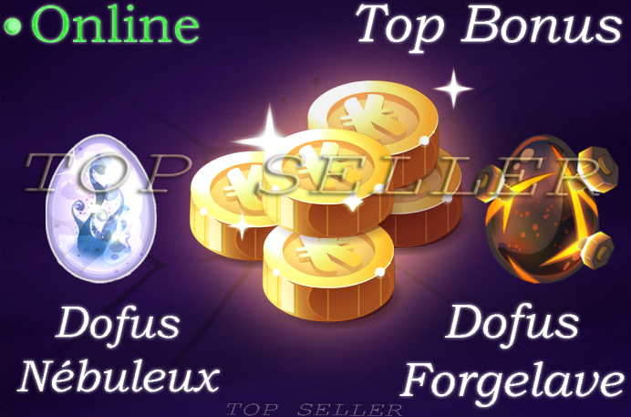 imagiro : Dofus Nébuleux + Dofus Forgelave + Top Bonus - livraison 5 minutes