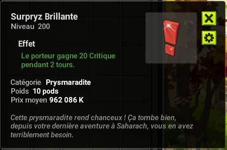 [Surpryz Brillante]+Extra Kamas, Livraisoin Eclaire !