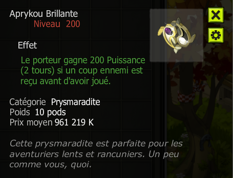 [Aprykou Brillante]Extra Kamas, Livraisoin Eclaire !