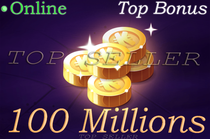 [ Fallanster . Top Seller ] . 100 Millions Kamas + Top Bonus . delivery time ==> 5 Minutes