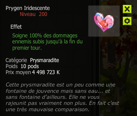 [Prygen Iridescente]+Extra Kamas, Livraisoin Eclaire !