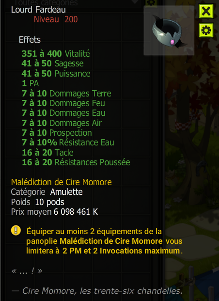 [Lourd Fardeau]  Bon jet +Extra Kamas, Livraisoin Eclaire !