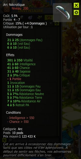 [Arc Nécrotique] Bon jet +Extra Kamas, Livraisoin Eclaire !
