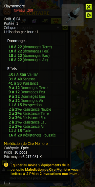 [Claymomore] Bon jet +Extra Kamas, Livraisoin Eclaire !