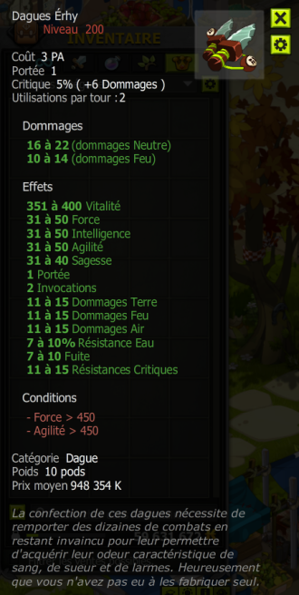 [Dagues Érhy] Bon jet +Extra Kamas, Livraisoin Eclaire !