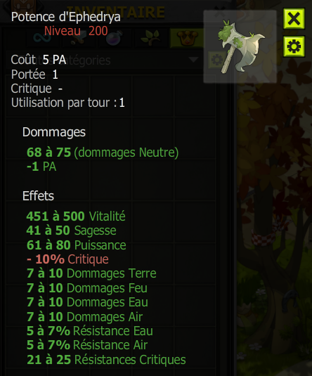 [Potence d'Ephedrya] Bon jet +Extra Kamas, Livraisoin Eclaire !
