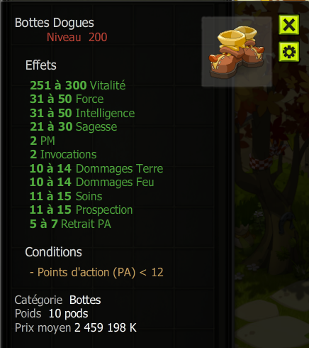 [Bottes Dogues] bon jet + Extra Kamas , Livraison Eclaire !