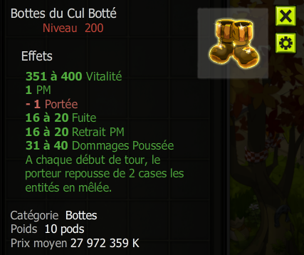 [Bottes du Cul Botté] bon jet + Extra Kamas , Livraison Eclaire !