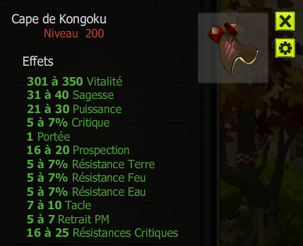 [Cape de Kongoku] bon jet + Extra Kamas , Livraison Eclaire !