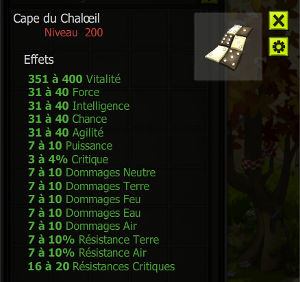 [Cape du Chalœil] bon jet + Extra Kamas , Livraison Eclaire !