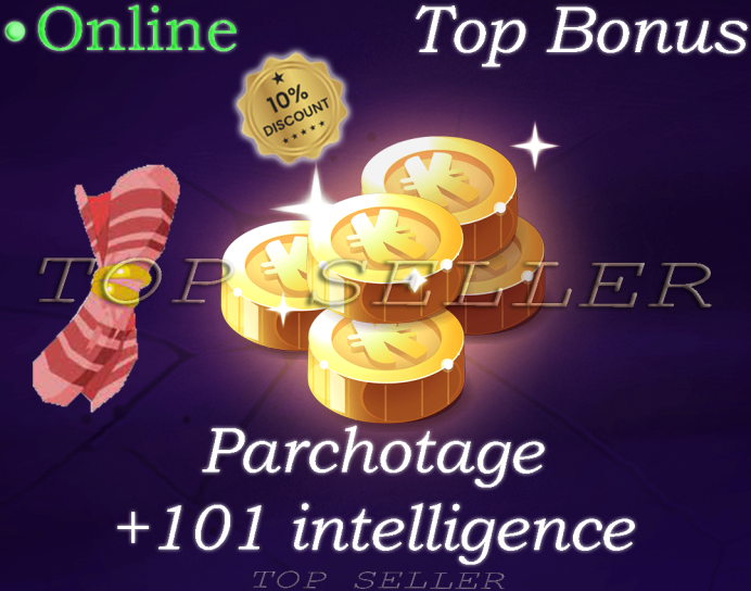 Fallanster : Kit parchotage +101 intelligence / Agilité + Top bonus - livraison 5 minutes