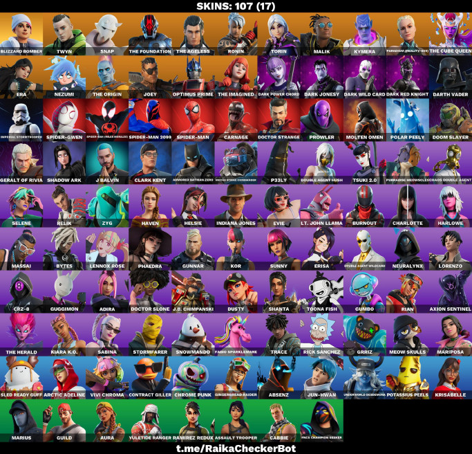 FULL ACCESS | 107 SKINS | BLIZZARD BOMBER | MOUNTAINEER'S MUST-HAVES | OL' WOODY | BASIC BASHER | TECH AXE | HYDRAULIC WRECKER
