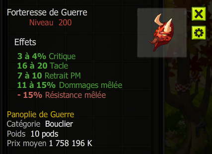 [Forteresse de Guerre] bon jet + Extra Kamas , Livraison Eclaire !