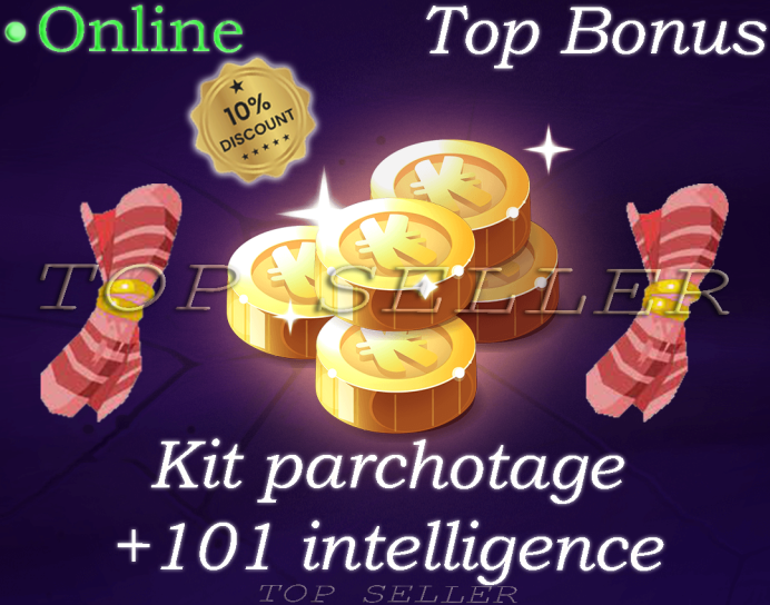 Hellmina : Kit Parchotage +100 intelligence + Top Bonus - livraison 5 minutes