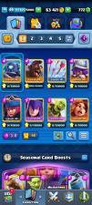 (Android/iOS) KT14 - lvl49 - Cards109/109 - Max Card 38 _lvl 13 card 6 /Emote 71 / skin tower 4