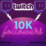 Twitch Service Twitch 10.000 Twitch Followers - Instant Delivery! - Guaranteed Service-non drop