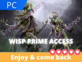 [PC] WISP PRIME ACCESS SOL GATE PACK - 3990 Platinum + Prime Stuff + 90 Day Boosters