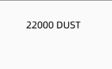 Dust account. 22000 Dust in account (Includ legendary card)