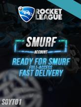 ROCKET LEAGUE SMURF | Ready For Ranked | Full Access | INSTANT DELIVERY