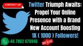 TWITTER Account with 1K (1000) Followers Full Data Change Guaranteed TWITTER TWITTER TWITTER TWITTER TWITTER TWITTER TWITTER TWITTER TWITTER