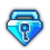 1x Blue Gem Lock