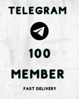 100 Member Telegram - Telegram Service - Telegram TELEGRAM 