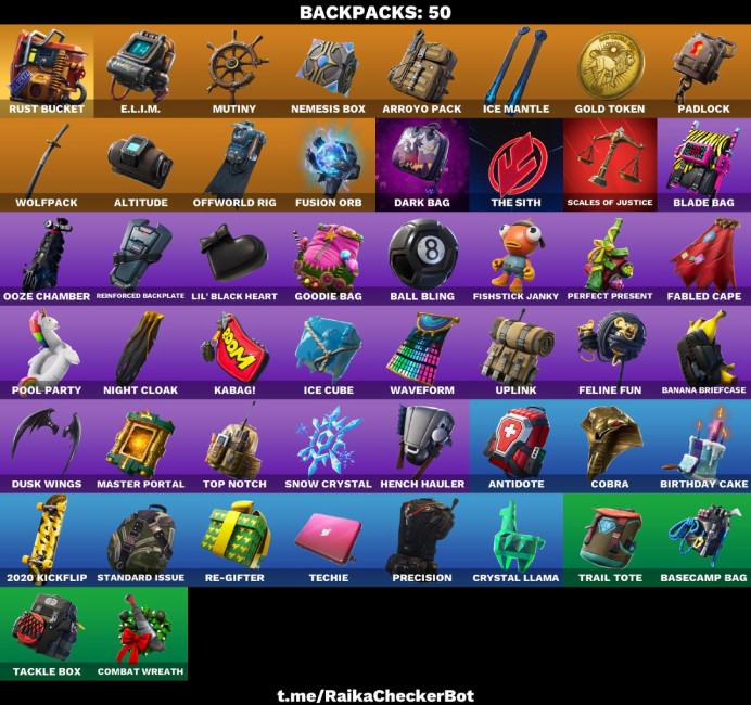 FA | 56 OUTFITS | RUST BUCKET | HOT MARAT | TAKE THE ELF | ORANGE JUSTICE | SNOWFLAKE | DRIFT | ZENITH | VALOR | THE PRISONER