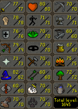 OSRS Main All quests done (including desert treasure II)- No Email Set - 1645 Total