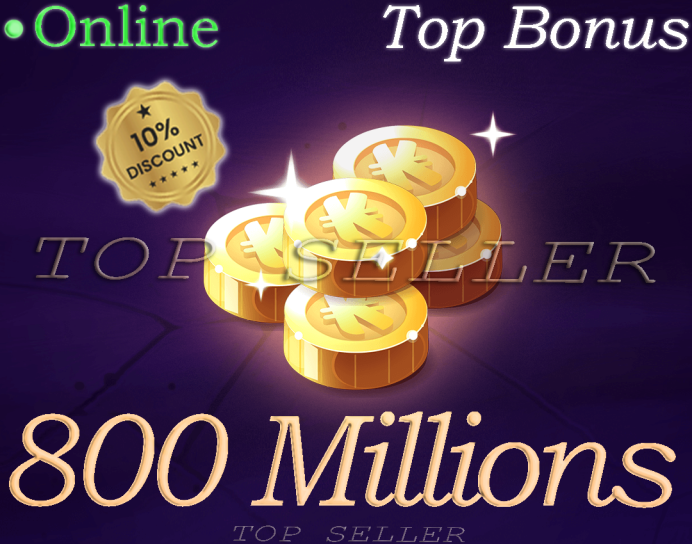 800 Millions + Top bonus - livraison 5 minutes . [ Fallanster . Top Seller ]