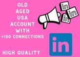 Old Usa linkedin account 2021 account has 173 connections  account of real person  BEST QUALITY FAST DELIVERY
