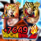  [INSTANTE DELIVERY] COMPTE DOKKAN BATTLE GLOBAL 7600DS IOS