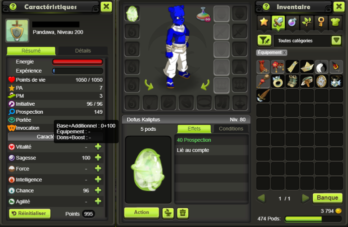 PANDA 200 (Full Points & Scroll ) Blair !! Never certificat, 100% Safe.