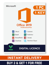 Microsoft Office 2019 Pro plus 1PC - Digital Licence