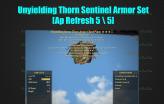 Unyielding Thorn Sentinel [Full SeT] [5/5 AP][Account Share]