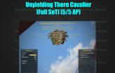 Unyielding Thorn Cavalier [Full SeT] [5/5 AP][Account Share]