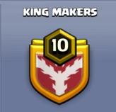 KING MAKERS !! LEVEL 10 !! CRYSTAL 2 !! WIN 78 LOSS 57 !! CHEAP !! FAST DELIVERY