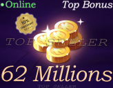 62 000 000 Kamas + Top bonus . [ Hellmina . Top Seller]